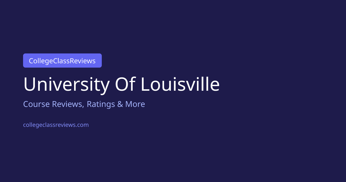 COMM222 · Communication at Louisville: Hard Class, 5 Ratings